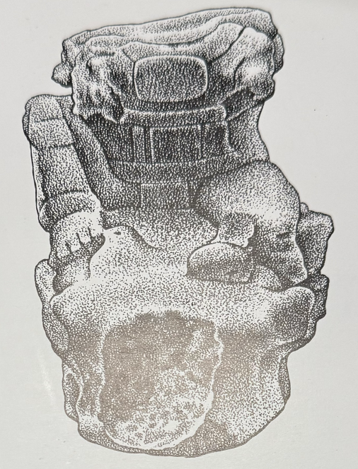 Tenochtitlan Monument 1, basalt, c. 1200–1000 BCE